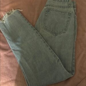 Women's Green Jeans